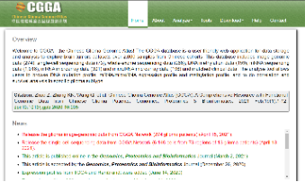 數據庫介紹：中國膠質瘤基因組圖譜(CGGA):中國膠質瘤患者功能基因組數據的綜合資源