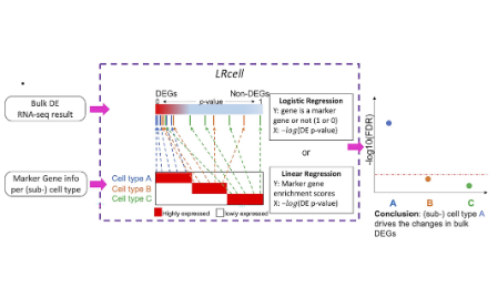 LRcell：從RNA-seq數據中在亞細胞水平上檢測差異表達來源
